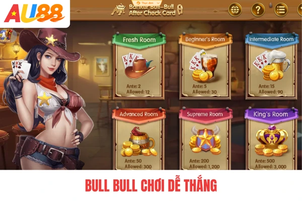 Bull Bull chơi dễ thắng Bull Bull chơi dễ thắng
