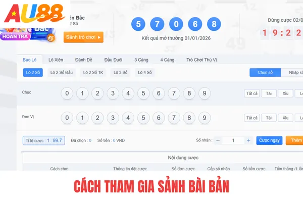 Cách tham gia sảnh bài bản Cách tham gia sảnh bài bản